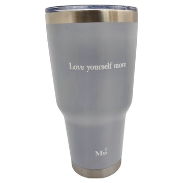 不鏽鋼冰霸杯  900ml  內膽304不鏽鋼  杯蓋AS塑膠  1個