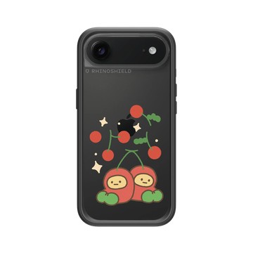 iPhone Air Mod NX -邊框背蓋組合 (相機按鈕) 黑 - 瘋狂眼珠 Crazy Eyes - 炸蝦櫻桃日