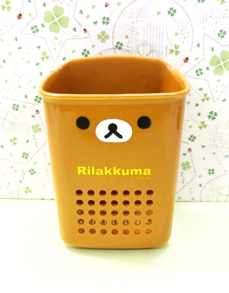 【震撼精品百貨】Rilakkuma San-X 拉拉熊懶懶熊~拉拉熊塑膠牙刷收納架#06710