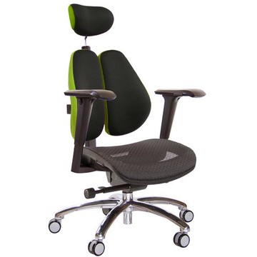 GXG 高雙背工學 電腦椅(鋁腳/4D升降扶手)  TW-3076 LUA3