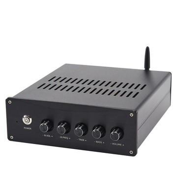 D6雙芯TPA3255數字2.1功放 藍牙5.1獨立解碼(內置電源)