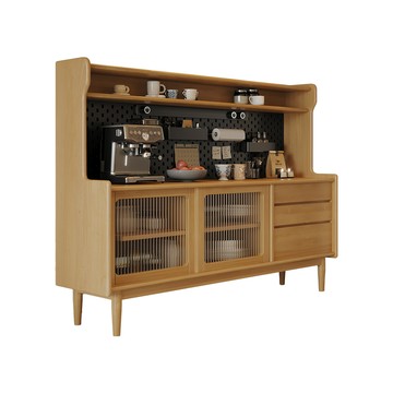 【HappyLife】實木餐櫥櫃 160公分 Y12515原木