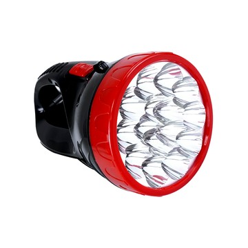 耗材五金-智殿國際 智優 充電式LED探照燈 巡邏探照燈 LED手提燈 強光緊急燈 15顆燈珠投射燈 遠射手電筒 照明燈 165+WFL15