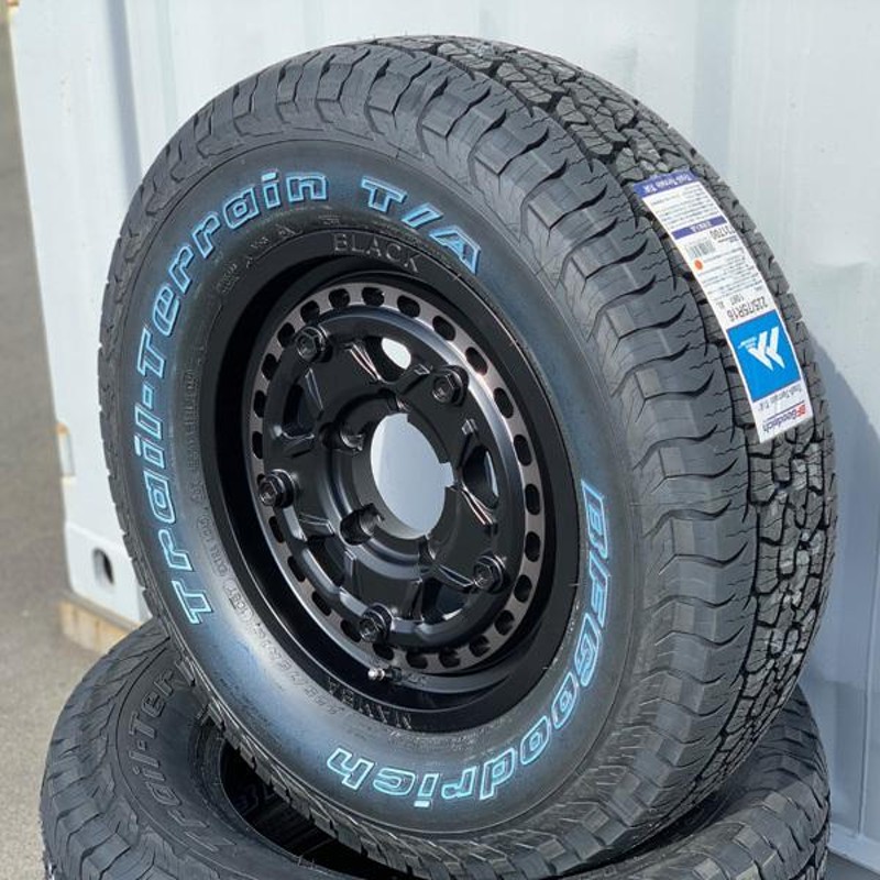 安心の関税送料込み BFグッドリッチ スズキ ジムニー(64系)用 205/80R16 104T XL BFグッドリッチ トレイルテレーン T/A  ホワイトレター マッドクロス グレイ