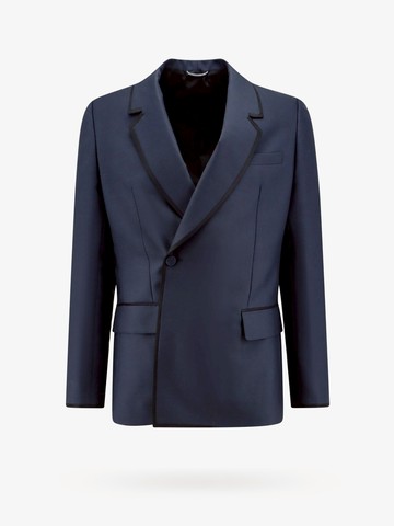 Mohair wool blazer with satin profiles - DIOR - gender_Man