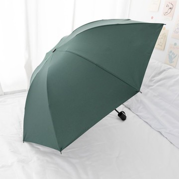 楓林宜居 高檔加厚210T黑膠創意雨傘遮陽傘折疊太陽傘防紫外線晴雨兩用