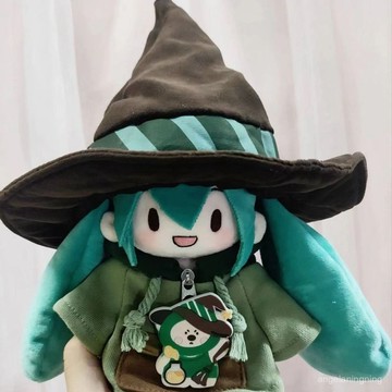8516人儲存名單🎁 初音未來fufu玩偶 衣服替換套裝 綠色魔法袍 15/20/40cm 日式娃衣 可換裝 熱銷破萬