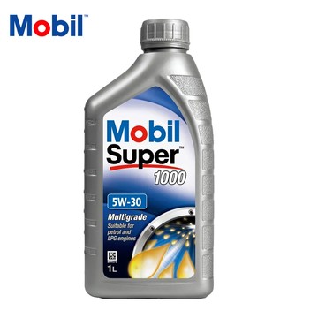 美孚 MOBIL SUPER 1000 5W30 合成油-單罐【下單超過2瓶，請選宅配】