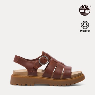 Timberland 女款深紅色休閒涼鞋|A5ZKZEQ8