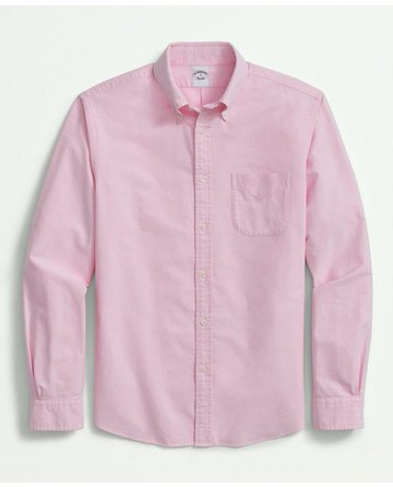 Brooks Brothers Men's Friday Oxford Shirt | Pink | Size XS
