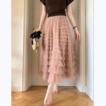 春款2025年韓版時尚蛋糕淑女半身裙