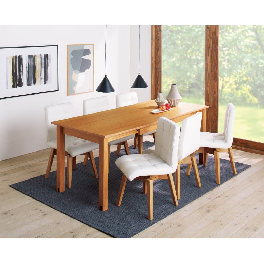 美品 IKEAイケア 伸縮式ダイニングテーブル❗️椅子4脚付き