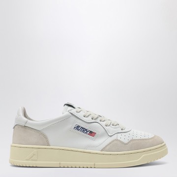 Medalist Low white leather and suede sneaker