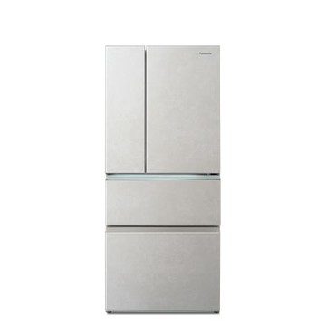 Panasonic 國際牌 610公升 一級能效智慧節能變頻對開四門無邊框岩板玻璃冰箱(NR-D615XGS-W)