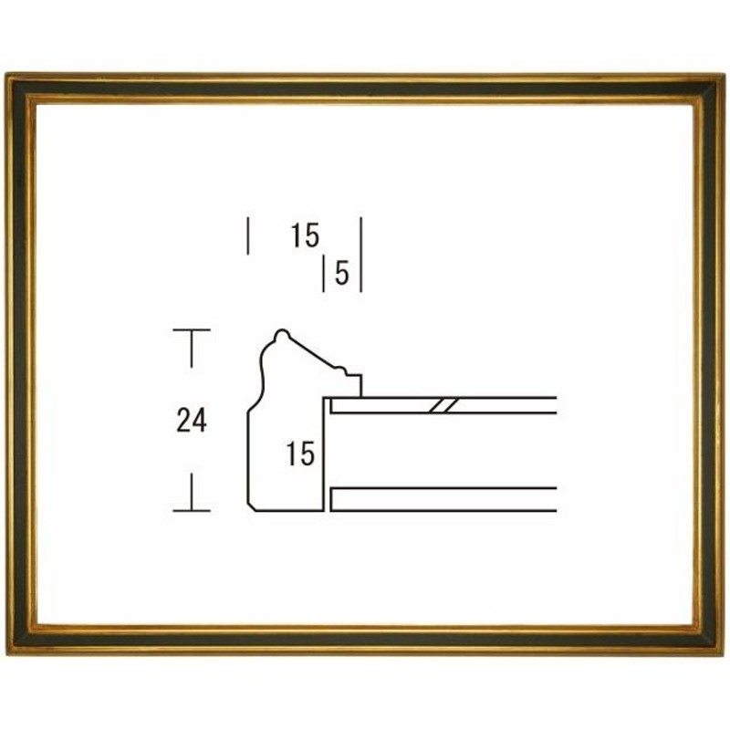 水彩用額縁 木製フレーム クロッカスII サイズF10号 | LINEショッピング