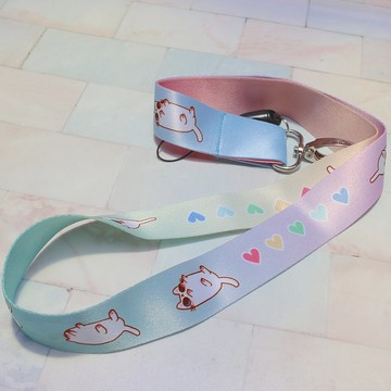 肉球識別證掛繩/手機掛帶/吊繩/識別帶-翻滾肉肉