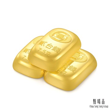 點睛品 貳台錢x3塊 黃金金條 (共22.5克)_計價黃金