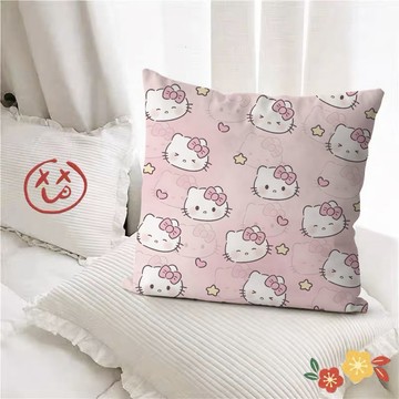 臺灣/🌸抱枕 枕頭卡通Hellokitty抱枕可愛少女心房間牀邊枕頭靠枕客廳沙發靠墊超軟