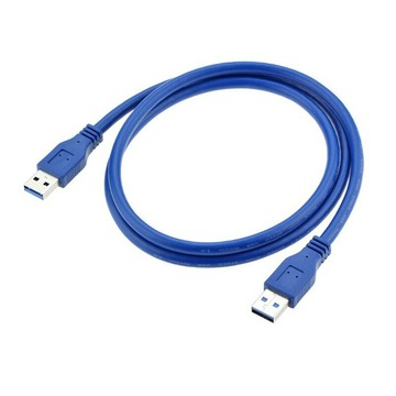 USB3.0線 公對公USB數據線 雙頭AM TO AM 連接線延長線傳輸線1m【宜家良品百貨】