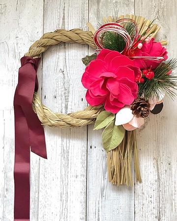 [粘土藝術]定製作品*用粘土花裝飾的新年