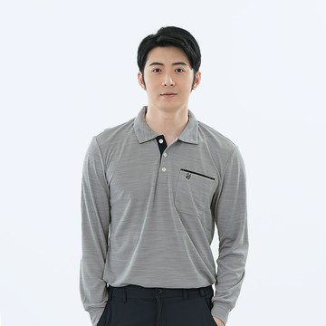 遊遍天下 MIT台灣製男款環保紗抗UV吸濕排汗機能長袖POLO衫(GL1022)