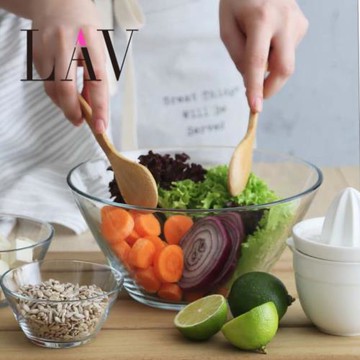 土耳其進口小吃玻璃碗簡約沙拉果醬甜點玻璃兜LAV廚房配料小碗