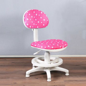 《C&B》知識家成長電腦椅-圓點粉