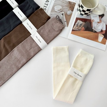 【Fee隔日到貨5色新品】親膚羊絨高彈顯瘦過膝襪套🔥過膝襪 大腿襪 膝上襪 襪子女 保暖襪子 腿套 長靴套 護膝 jk