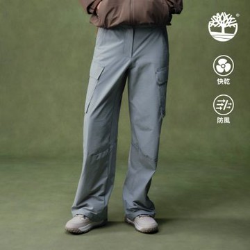 Timberland官方旗艦 女款藍銀色健行長褲|A5ZFUEYM