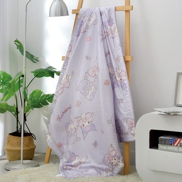 Abelia 800織天絲 兒童 抗菌 涼被 105x120cm 三麗鷗 蝴蝶結KUROMI 空調被 格蕾寢飾