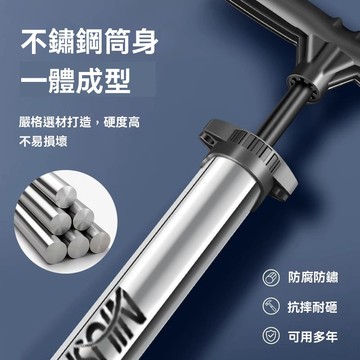 迪索倫新型高壓打氣筒自行車家用通用電瓶電動車汽車籃球便攜充氣泵