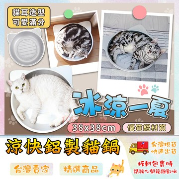 貓鍋 涼爽貓鍋 貓咪睡墊 特價貓窩 貓鍋 純鋁涼墊 涼板 不鏽鋼貓鍋 🔥台灣現貨🔥 😽198玩具城😽 W224