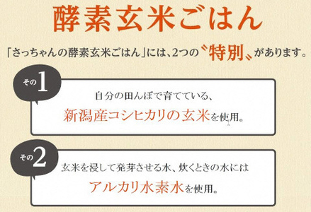 さっちゃんの 酵素 玄米 ごはん「冷凍タイプ」70g×2個×14パック コシヒカリ おにぎり 健康 美容 1F09016