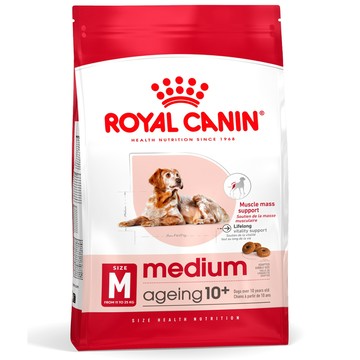 【寵物王國】法國皇家-M+10 中型老犬10+歲以上專用飼料 3kg 狗乾糧 狗飼料 皇家犬飼料 現貨