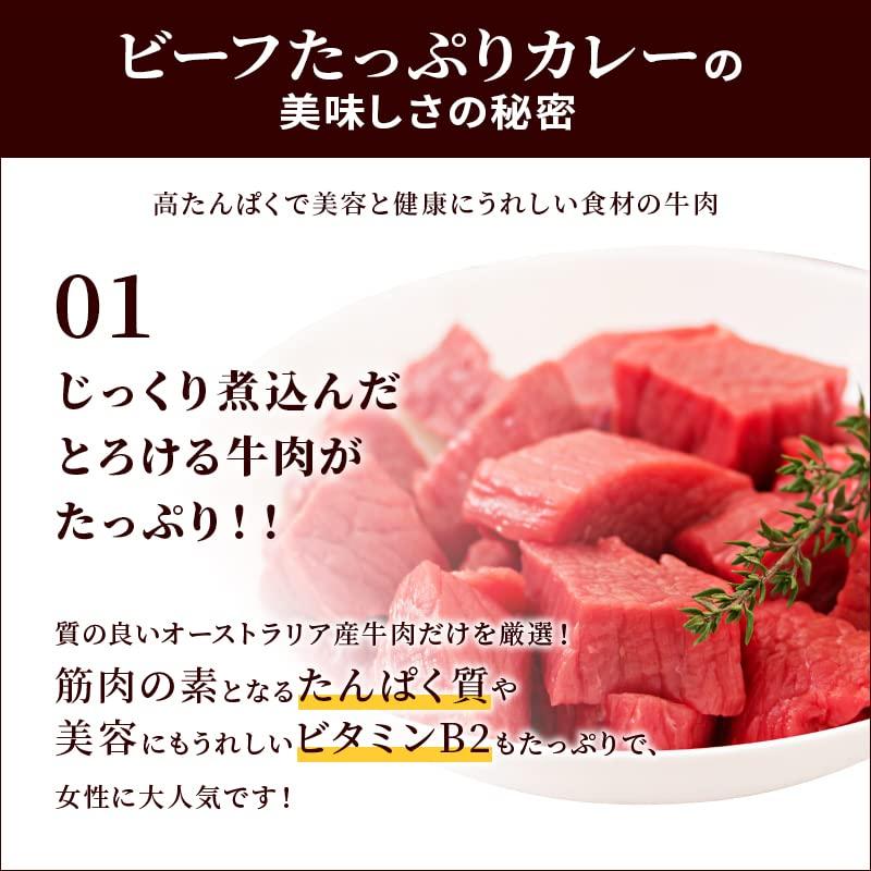 九州のごちそう便 とろっとろのビーフたっぷりカレー 240g 3パック 国内製造 牛肉たっぷり 常温保存