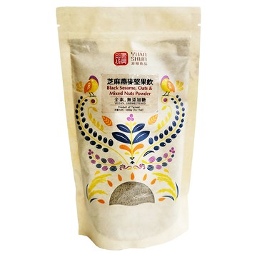 源順食品 芝麻燕麥堅果飲 無糖 全素  400g  1入  1包