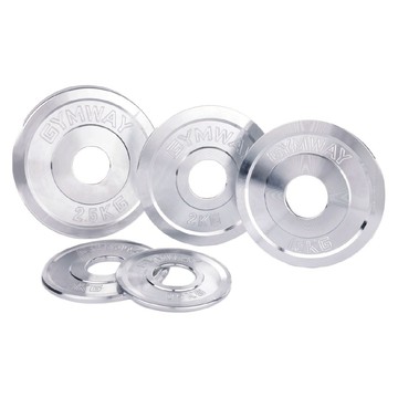 GYMWAY 配重片 0.5/1/1.5/2/2.5/5KG 台灣製造 一年保固 奧槓50mm專用配重片【愛健身購物】