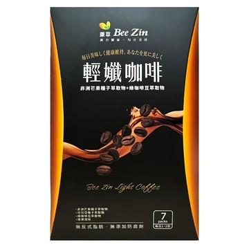 Bee Zin 康萃 美活非洲芒果咖啡 7包/盒 含非洲芒果種子萃取+綠咖啡豆萃取物  12g  1盒