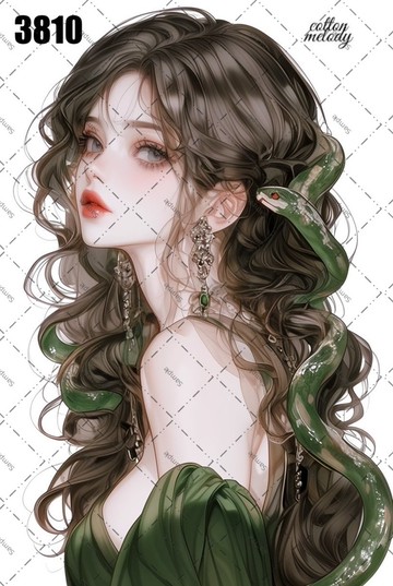 original sticker no.3810 人物貼紙 原創貼紙 原創人物貼紙 裝飾貼紙 cotton melody