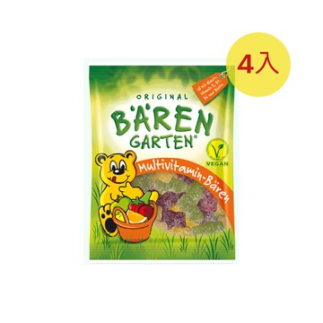 【德風】德國索丹小熊軟糖-綜合水果口味(有糖)125gx4