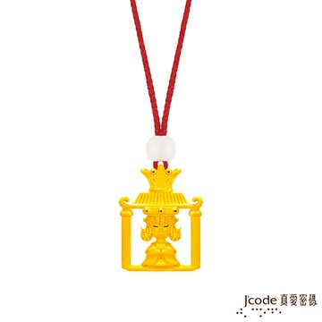 J’code真愛密碼 鑾轎大甲媽黃金墜子 送項鍊