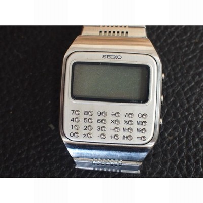 オールドデジタル セイコー SEIKO デジタル LCD 初代 カリキュレーター 計算機能付 品番: C153-5011 ジャンク  管理No.00819 | LINEブランドカタログ