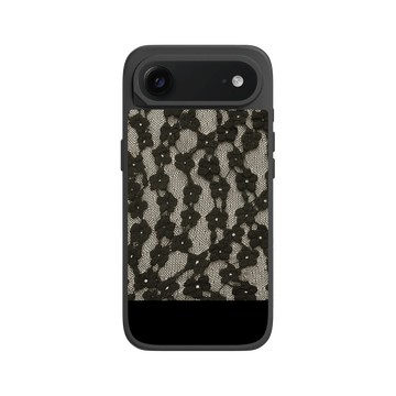 iPhone Air SolidX 黑 - Pattern Play - 暗夜蕾絲