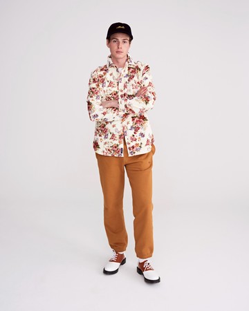 Noah Corduroy Floral Shirt Floral / XS