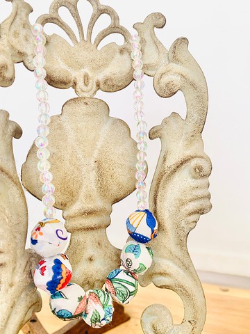 英國Liberty- Floral Eve - 印花手工珠頸鏈