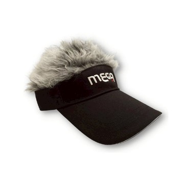 【海夫健康生活館】MEGA GOLF 防寒&造型 日本款潮流假髮帽 黑帽銀髮(MG-201)