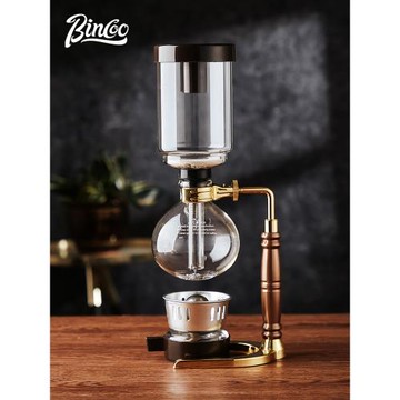 bincoo虹吸壺咖啡壺吸虹式咖啡機酒精燈日式手沖壺磨咖啡器具套裝