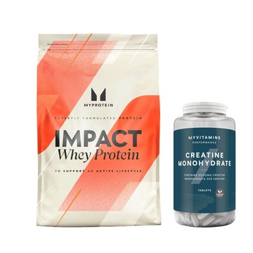 [Myprotein] 超值補劑組合 乳清蛋白1kg+肌酸錠250顆 濃縮乳清 高蛋白 健身 Myprotein