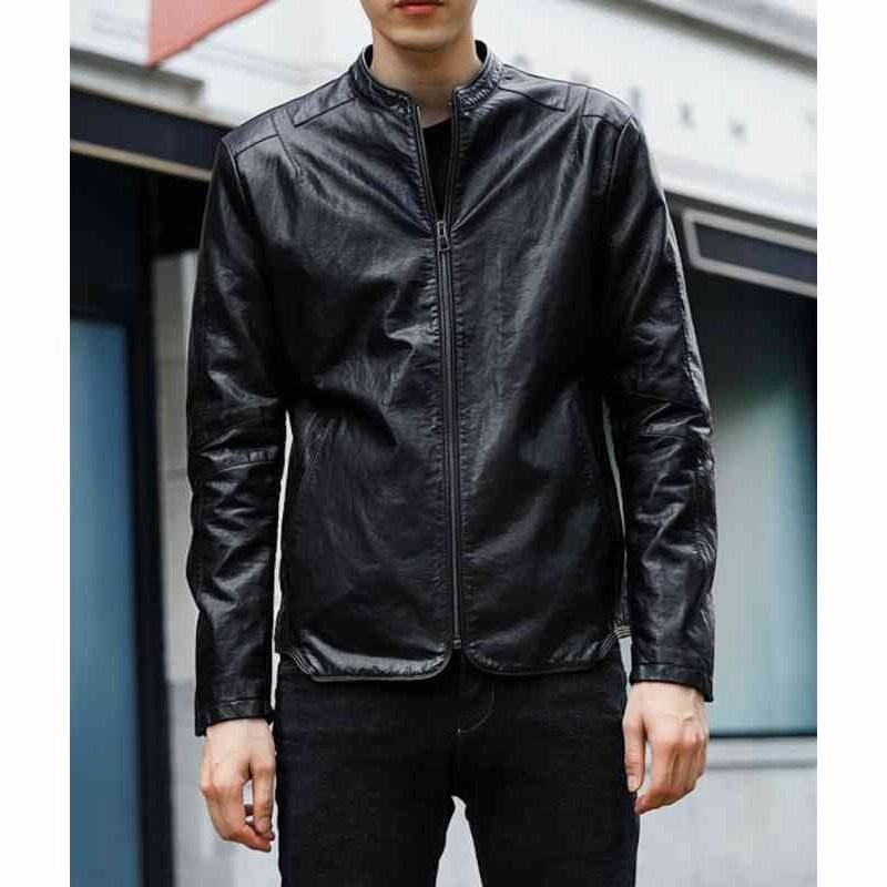 レザージャケット メンズ ライダースジャケット 革ジャン ブランド Tps 779 通販 Lineポイント最大0 5 Get Lineショッピング