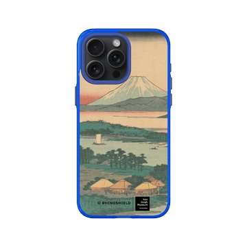 iPhone 15 Pro Max Clear 激光藍 - Van Gogh Museum - 川崎：鶴見川上的生麥村 - 歌川廣重